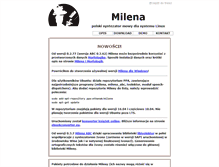 Tablet Screenshot of milena.polip.com